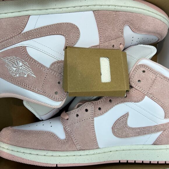 Air Jordan 1 Mid Pink Suede FN5215-161 Size 11 main image 10